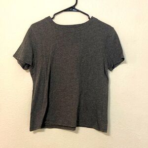Short Sleeve, Color Gray, Size Medium